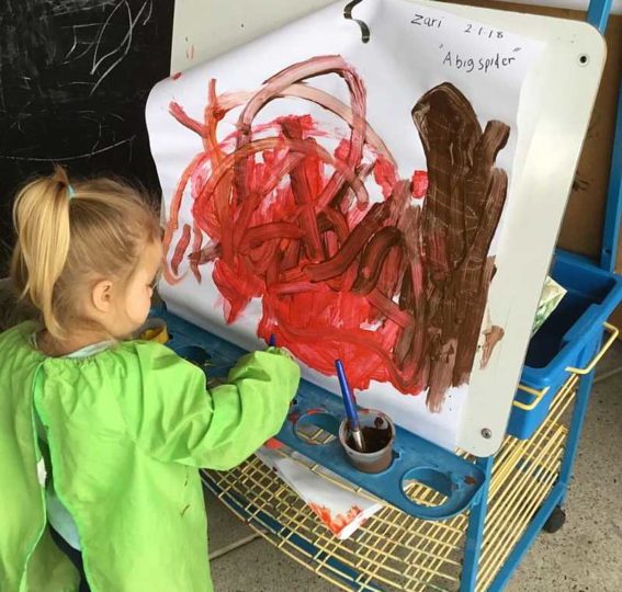 finger painting